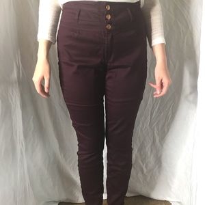 Wine Colored Pants